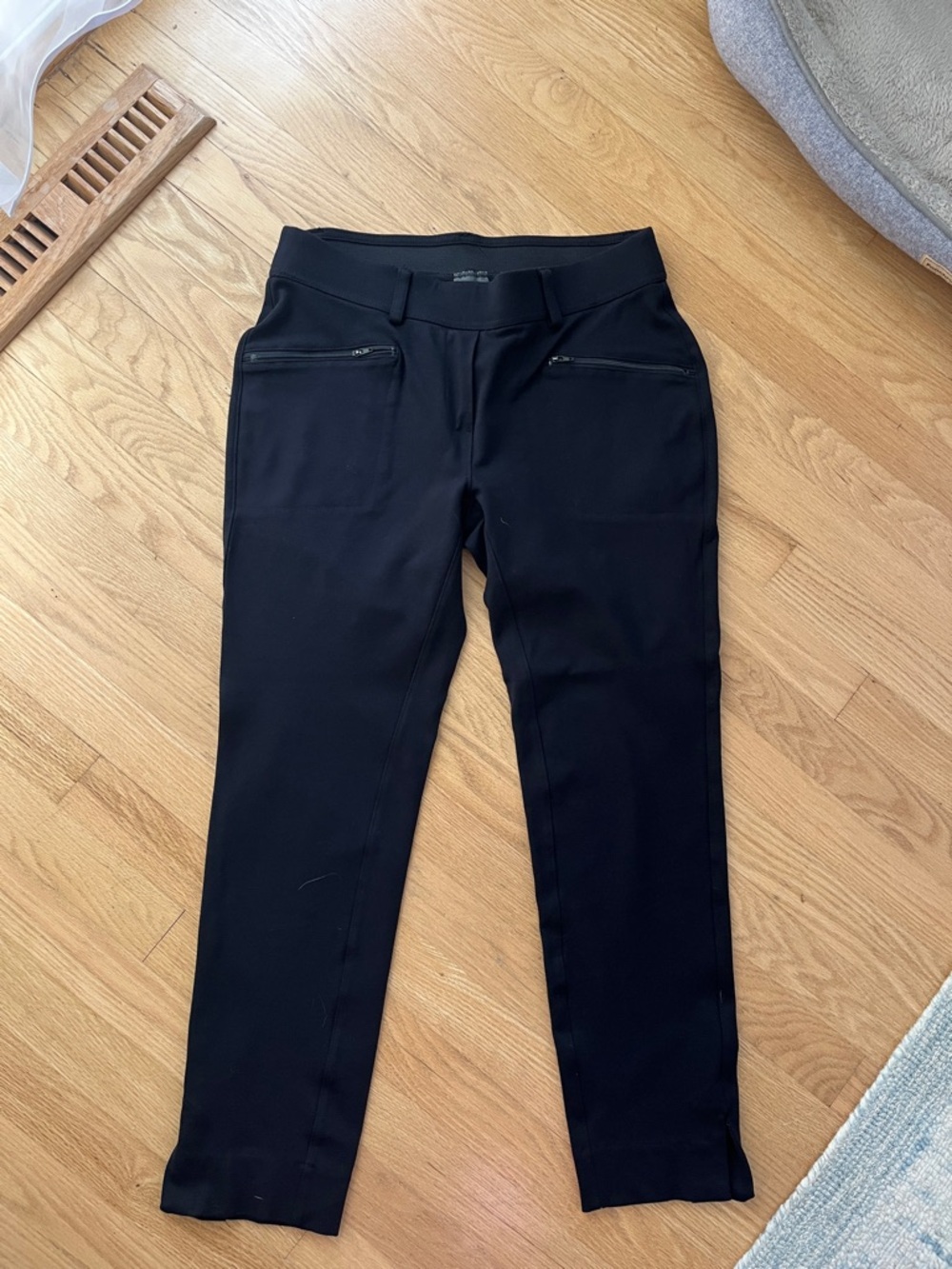 Belyn Key Black Slim Zip-Pocket Pants - Picture 1 of 9